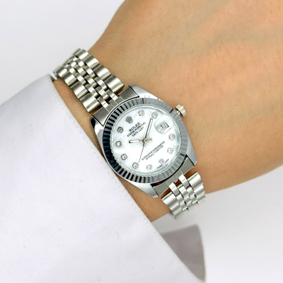 ساعت روکلس Rolex مدل سفید صدفی