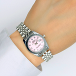 ساعت روکلس Rolex مدل صورتی صدفی