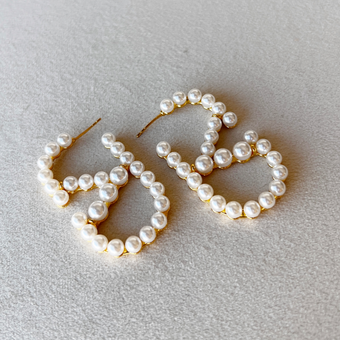 گوشواره ولنتینو کامل مروارید