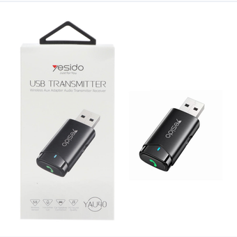 دانگل بلوتوث صدا و مکالمه yesido مدل YAU40 - مشکی