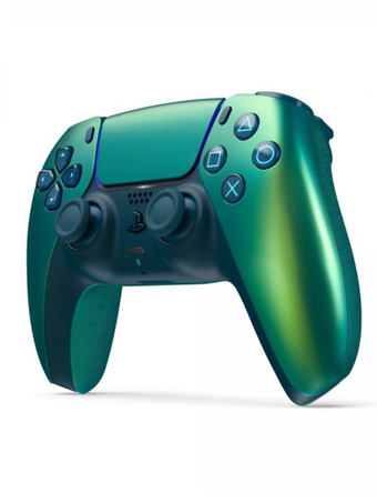 دسته PS5 - سبز آبی کروم
