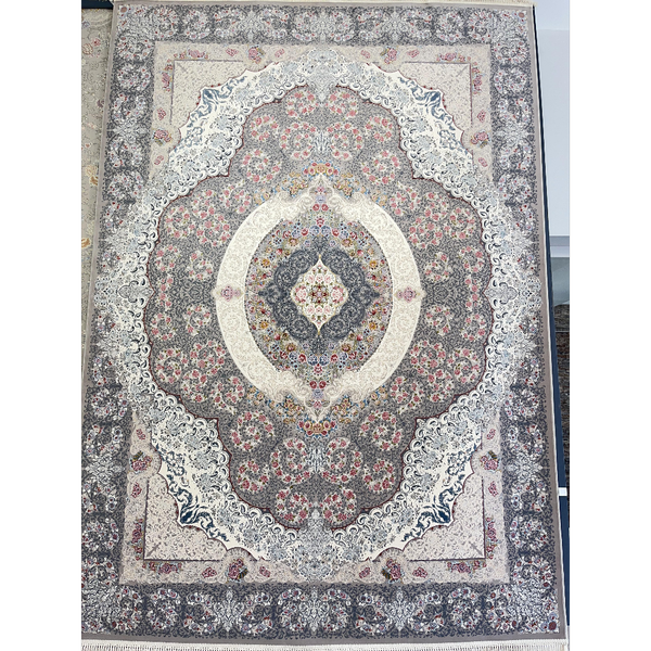 فرش 1200 شانه تراکم 3600 گل برجسته نخ آکرولیک 12 رنگ کد 120057