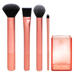 ست براش Flawless مناسب آرایش صورت بسته 4 عددی ریل تکنیک Real Techniques Flawless Face Set Brush Pack