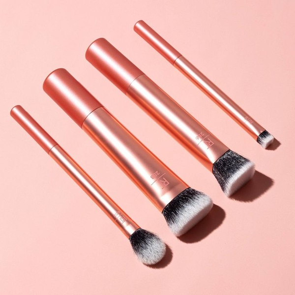 ست براش Flawless مناسب آرایش صورت بسته 4 عددی ریل تکنیک Real Techniques Flawless Face Set Brush Pack