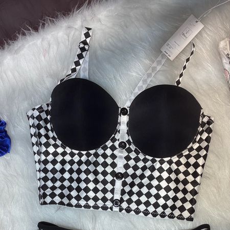 ست کراپ کرست پشت قزن فنردار