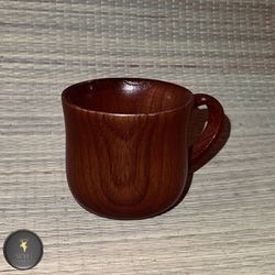 فنجان چوبی گردو