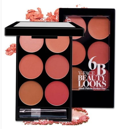 پلت رژگونه 6 عددی رمانتیک برد Romantic Bird Blush Pallet