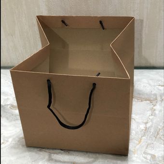 ساک دستی کرافت دسته‌دار مناسب هدیه