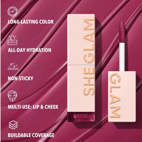 تینت لب شیگلم مایع رنگ Cheeky مدل Take A Hint Lip Tint