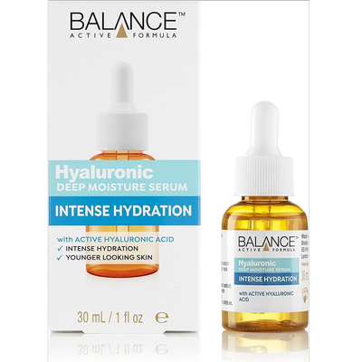 سرم هیالورونیک اسید آبرسان مرطوب کننده و جوانساز بالانس Balance Active Skincare Hyaluronic Deep Moisture Serum