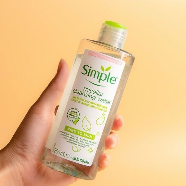میسلار واتر انواع پوست سیمپل Simple Micellar Water All Skin Type