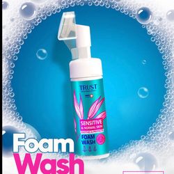 فوم شستشوی صورت مناسب پوست خوشک و نرمال . برند تراست