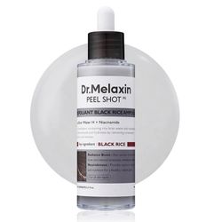 آمپول لایه‌بردار برنج سیاه دکتر ملاکسین 80 میلی لیتر Dr.Melaxin Peel Shot Exfoliating Black Rice Ampoule