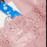 پیراهن ماکسی مجلسی صورتی پودری مدل یقه دراپه پشت‌دانتل 3132