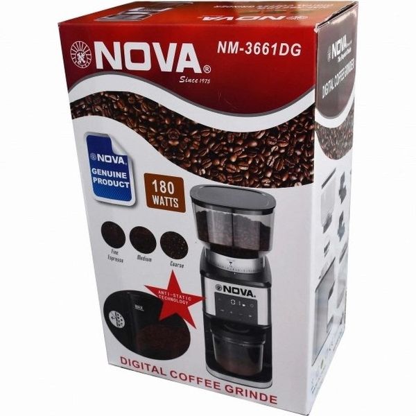 قبل خرید تماس بگیرید آسیاب قهوه نوا مدل NM 3661DG