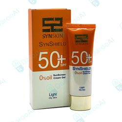 کرم ژل ضد آفتاب ساین شیلد SPF50 (روشن) ساین اسکین