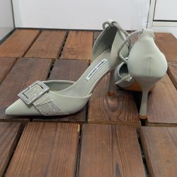 کفش مجلسی پاشنه دار مدل نگینی کد 1266