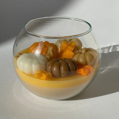شمع کدو عسلی