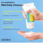 ژل شستشوی صورت کوزارکس مدل گود مورنینگ با PH پایین Cosrx Low pH Good Morning Gel Cleanser