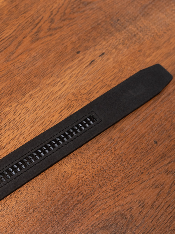 کمربند ریلی چرم طبیعی سگک مات کدb173