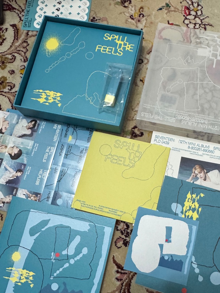 البوم اصل افیشیال spill the feel ابی سونتین seventeen