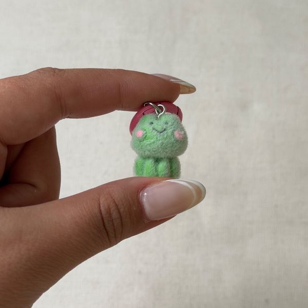 مینی چارم مخملی غورباقه🐸