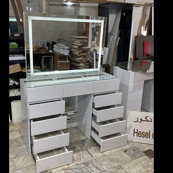 میز‌آرایشی‌ 11 کشو مدل کوبا‌ تمام ام‌دی اف MDF