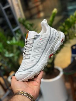 کفش سالامون پدید سفید طوسی777