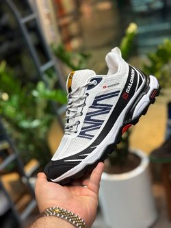 کفش سالامون پدید سفید مشکی779