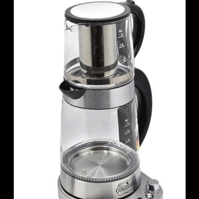 قبل خرید تماس بگیرید چای ساز رومانتیک هوم مدل MIZHAR4C ظرفیت 2 لیتر با کتری پیرکس