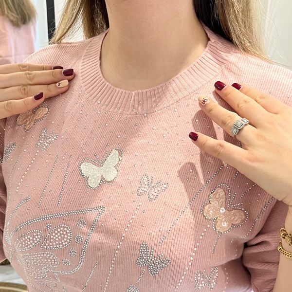 بلوز ریز بافت پروانه