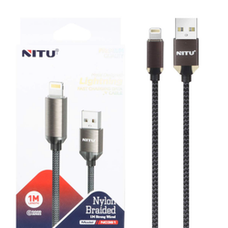 کابل شارژ فست آیفون Nitu مدل NC361 - مشکی