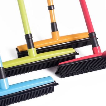 تی پرزگیر سیلیکونی بزرگ مناسب فرش و موکت با دسته قابل تنظیم ارتفاع