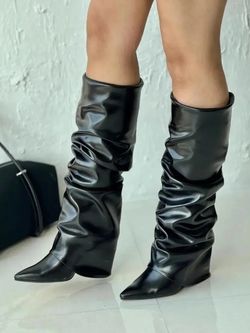 بوت بلند چروک شلواری