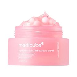 کرم کپسولی کلاژن ساز و روشن کننده صورتی PDRN مدیکیوب  Medicube PDRN Pink Collagen Capsule Cream