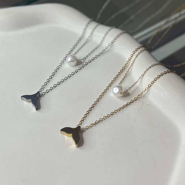 گردنبند دو لاین مدل وال