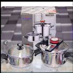 قبل خرید تماس بگیرید زودپز دوقلو یونیک مدل DCS ظرفیت 7 لیتر استیل