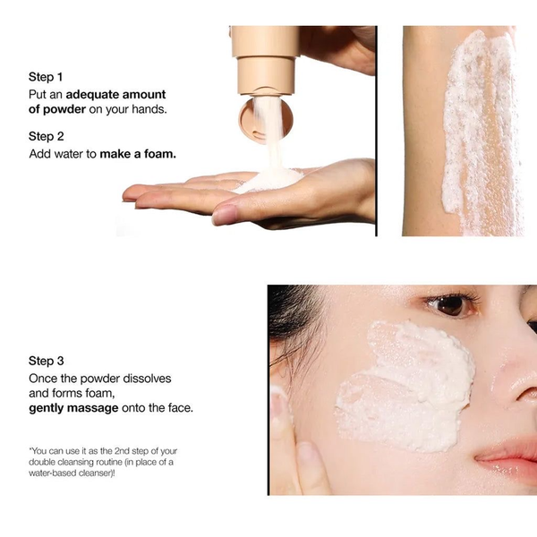 پودر پاک کننده آنزیم برنج آنوا Anua Rice And Ceramide Cleansing Foam