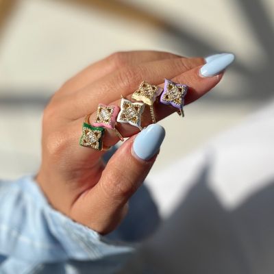 انگشتر مینا کاری روبرتو کوین