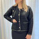 کت موهر دکمه فلزی