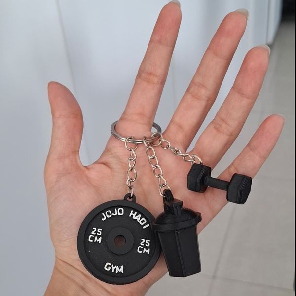 جا کلیدی طرح gym ست کامل ( پلیت/دمبل/شیکر)