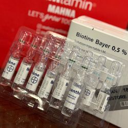 آمپولهای قطع ریزش مو بیوتین بپنتن اصل بایر آلمان Biotine Bepanthene Bayer
