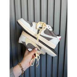 نایکی ایر جردن 1 ساق کوتاه ترویس اسکات ریورس موکا - Nike Air Jordan 1 Reverse Mocha