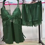 ست لباس خواب ساتن سایز بزرگ ترک