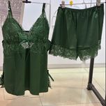 ست لباس خواب ساتن سایز بزرگ ترک