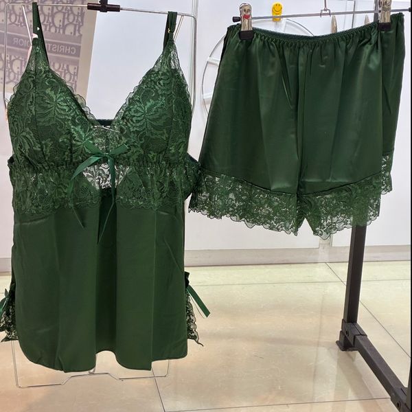 ست لباس خواب ساتن سایز بزرگ ترک