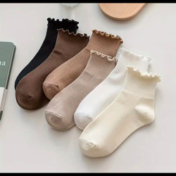 جوراب لب فر نیم ساق زنانه