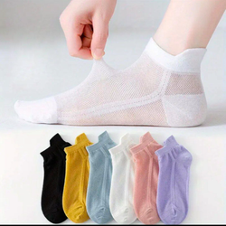 جوراب سه پاشنه توری زنانه پنبه ای