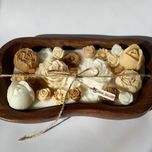 شمع سینی چوبی رویایی