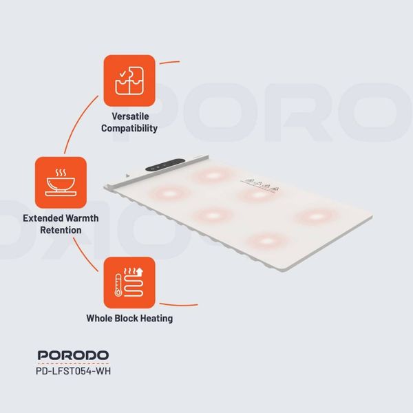 صفحه گرمکننده غذا (Warming Food Mat) از برند Porodo Lifestyle